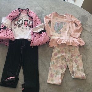 Girls Lot of 2 outfits size 5-6